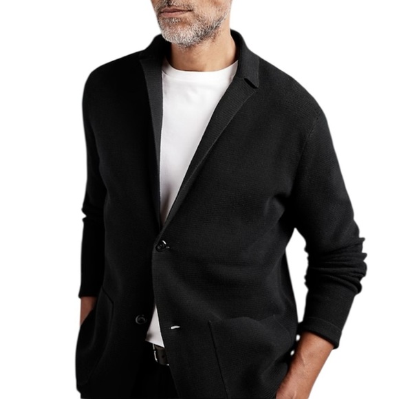 Banana Republic Milano Cotton Sweater Blazer - Picture 1 of 12